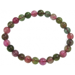 Muticolor Tourmaline round beads bracelet Muticolor Tourmaline round beads bracelet