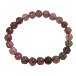 Muticolor Tourmaline cat's eye round beads bracelet Muticolor Tourmaline cat's eye round beads bracelet