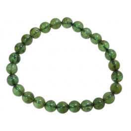 Green color Tourmaline round beads bracelet Green color Tourmaline round beads bracelet