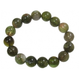 Cat's eye Green color Tourmaline round beads bracelet Cat's eye Green color Tourmaline round beads bracelet