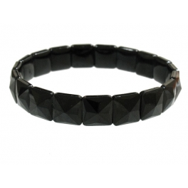 Black color Tourmaline DD beads bracelet