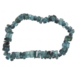 Blue color Tourmaline column beads bracelet Blue color Tourmaline column beads bracelet