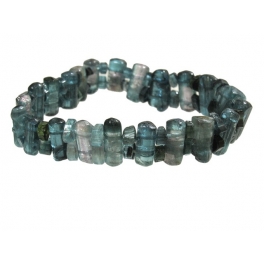 Blue color Tourmaline DD beads bracelet Blue color Tourmaline DD beads bracelet