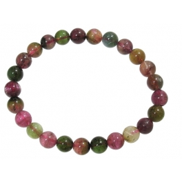 Muticolor Cat's eye Tourmaline round beads bracelet Muticolor Cat's eye Tourmaline round beads bracelet
