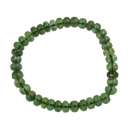 Green Tourmaline flat beads bracelet Green Tourmaline flat beads bracelet