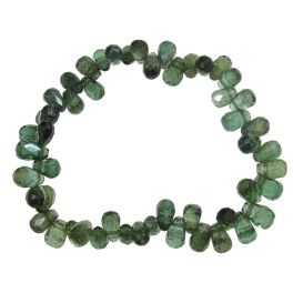 Green Tourmaline barrel beads bracelet Green Tourmaline barrel beads bracelet