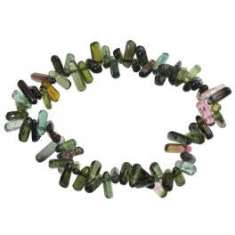 Green Tourmaline column beads bracelet Green Tourmaline column beads bracelet