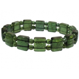 Green Tourmaline DD beads bracelet Green Tourmaline DD beads bracelet