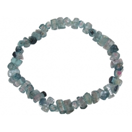 Blue watermelon Tourmaline column beads bracelet Blue watermelon Tourmaline column beads bracelet