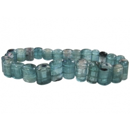 Blue watermelon Tourmaline DD beads bracelet Blue watermelon Tourmaline DD beads bracelet
