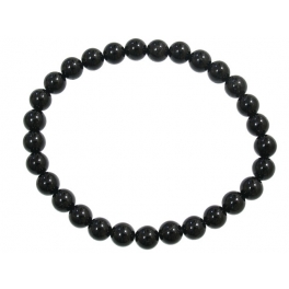 Black Tourmaline round beads bracelet Black Tourmaline round beads bracelet