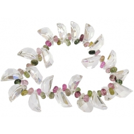 Various Crystal faceted beads bracelet Various Crystal faceted beads bracelet