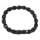 Black Onyx faceted beads bracelet