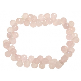 Rose Quartz pear beads bracelet Rose Quartz pear beads bracelet