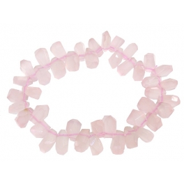 Rose Quartz irregular beads bracelet Rose Quartz irregular beads bracelet