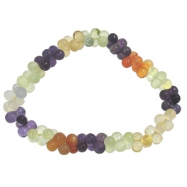 Various Crystal faceted beads bracelet Various Crystal faceted beads bracelet