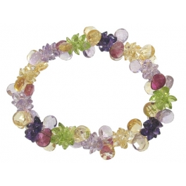 Various Crystal faceted beads bracelet Various Crystal faceted beads bracelet