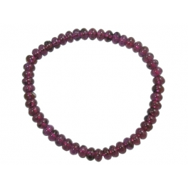 Garnet flat beads bracelet Garnet flat beads bracelet