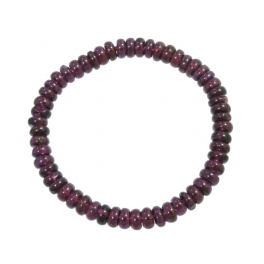 Garnet flat beads bracelet Garnet flat beads bracelet
