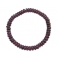Garnet flat beads bracelet