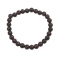 Garnet round beads bracelet