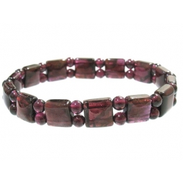 Garnet faceted DD beads bracelet Garnet faceted DD beads bracelet