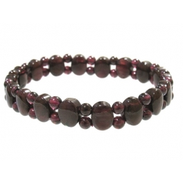 Garnet faceted DD beads bracelet Garnet faceted DD beads bracelet