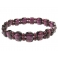 Garnet faceted DD beads bracelet