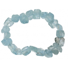 Aquamarine irregular beads bracelet Aquamarine irregular beads bracelet