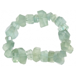 Aquamarine irregular beads bracelet Aquamarine irregular beads bracelet