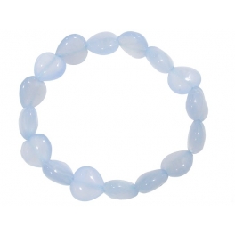 Blue chalcedony heart beads bracelet Blue chalcedony heart beads bracelet