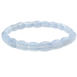 Blue chalcedony DD beads bracelet Blue chalcedony DD beads bracelet