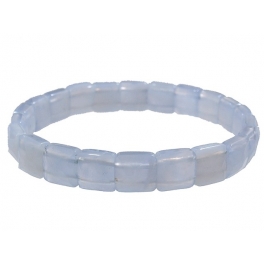 Blue chalcedony DD beads bracelet Blue chalcedony DD beads bracelet