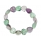 Fluorite heart beads bracelet