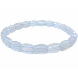 Blue chalcedony DD beads bracelet Blue chalcedony DD beads bracelet