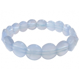 Blue chalcedony DD beads bracelet Blue chalcedony DD beads bracelet
