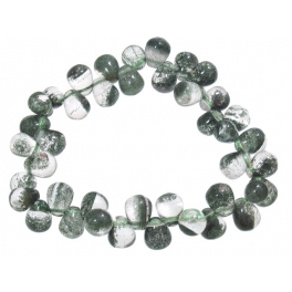 Green Phantom pear shape beads bracelet Green Phantom pear shape beads bracelet