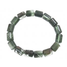 Green Phantom barrel beads bracelet Green Phantom barrel beads bracelet