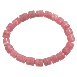 Rhodochrosite barrel beads bracelet Rhodochrosite barrel beads bracelet