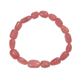 Rhodochrosite irregular beads bracelet Rhodochrosite irregular beads bracelet