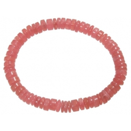 Rhodochrosite barrel beads bracelet Rhodochrosite barrel beads bracelet