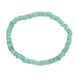 Apatite flat beads bracelet Apatite flat beads bracelet