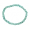 Apatite flat beads bracelet