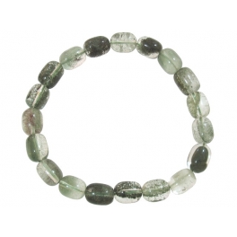 Green Phantom barrel beads bracelet Green Phantom barrel beads bracelet