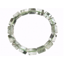 Green Phantom barrel beads bracelet Green Phantom barrel beads bracelet