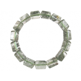 Green Phantom barrel beads bracelet Green Phantom barrel beads bracelet