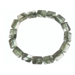 Green Phantom barrel beads bracelet Green Phantom barrel beads bracelet