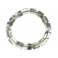 Green Phantom barrel beads bracelet