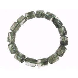 Green Phantom barrel beads bracelet Green Phantom barrel beads bracelet