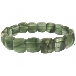Green Rutilated Quartz DD beads bracelet Green Rutilated Quartz DD beads bracelet